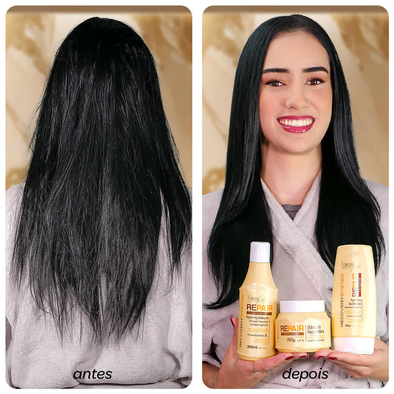 Kit Force Repair Shampoo e Condicionador Forever Liss