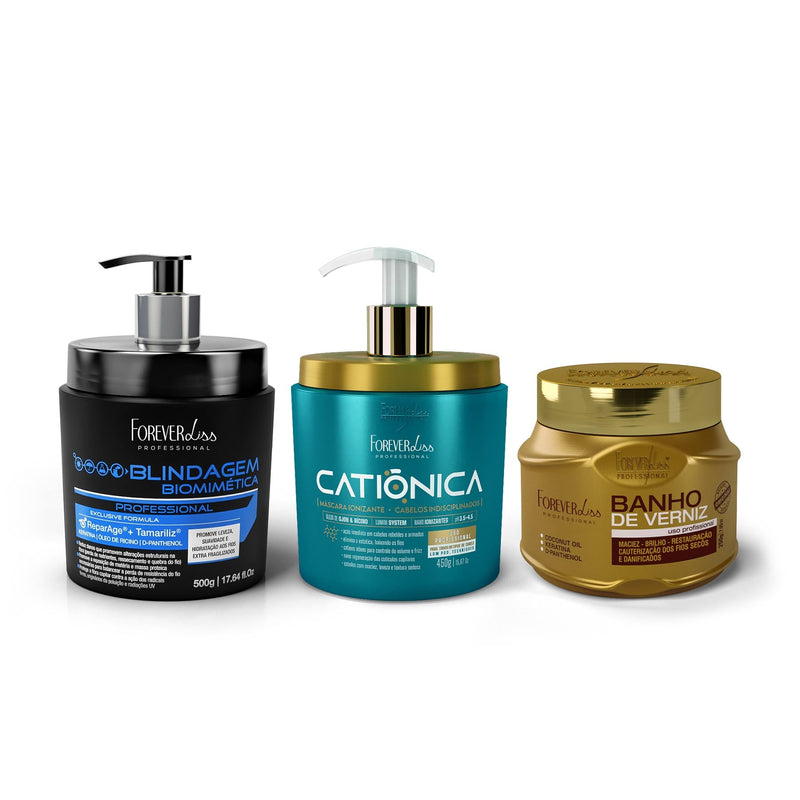 Cronograma Capilar para Cabelos com Progressiva Forever Liss