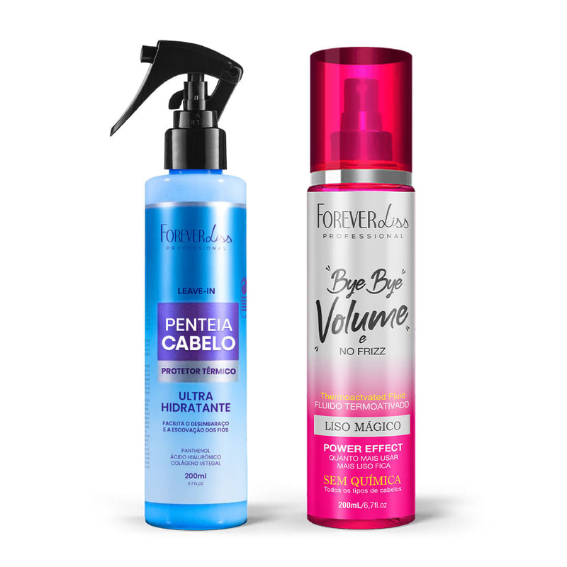 Penteia Cabelo Ultra Hidratante 200ml e Bye Bye Volume e No Frizz Mágico 200ml
