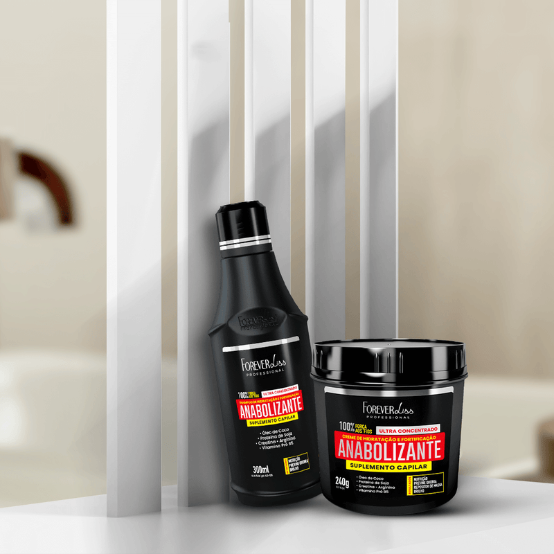 Kit Anabolizante Capilar Força e Nutrição Forever Liss