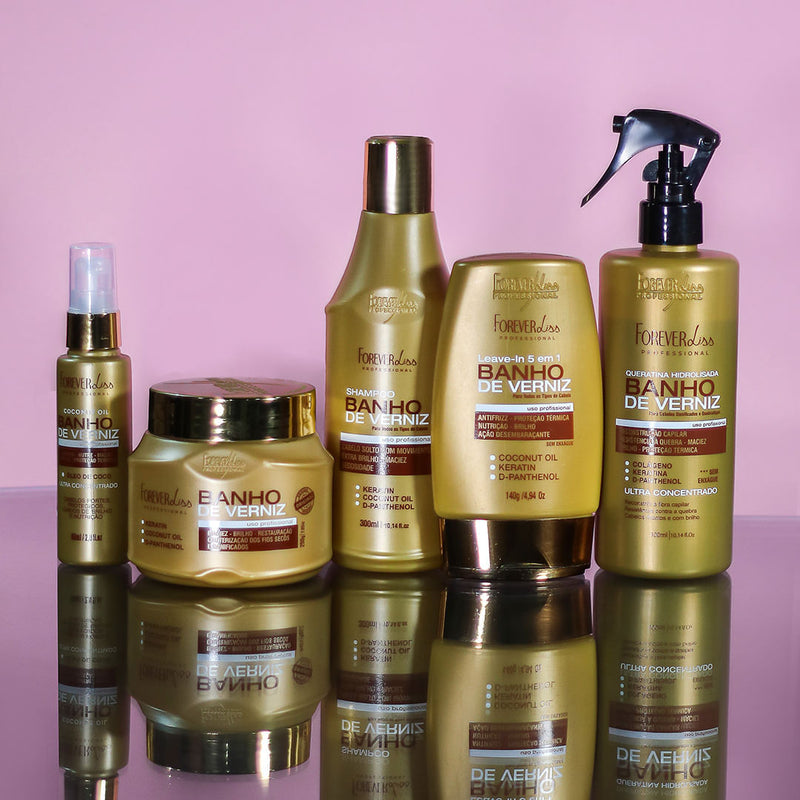 Kit Banho de Verniz Completo Forever Liss