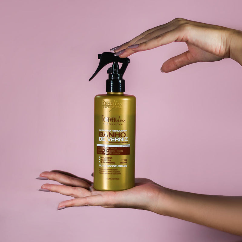 Queratina Hidrolisada Banho de Verniz Forever Liss 300ml