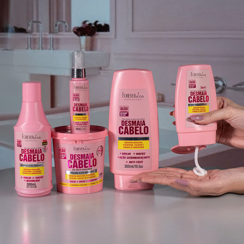 Kit Presente Desmaia Cabelo Completo Forever Liss