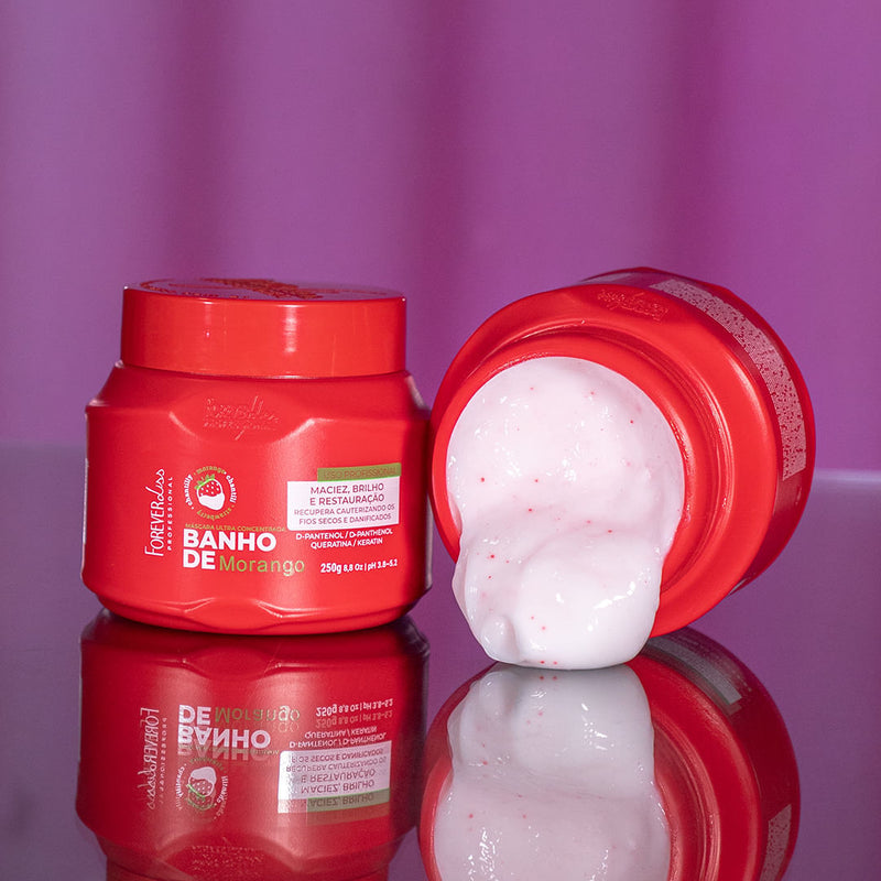 Máscara Banho de Verniz Morango Forever Liss 250g