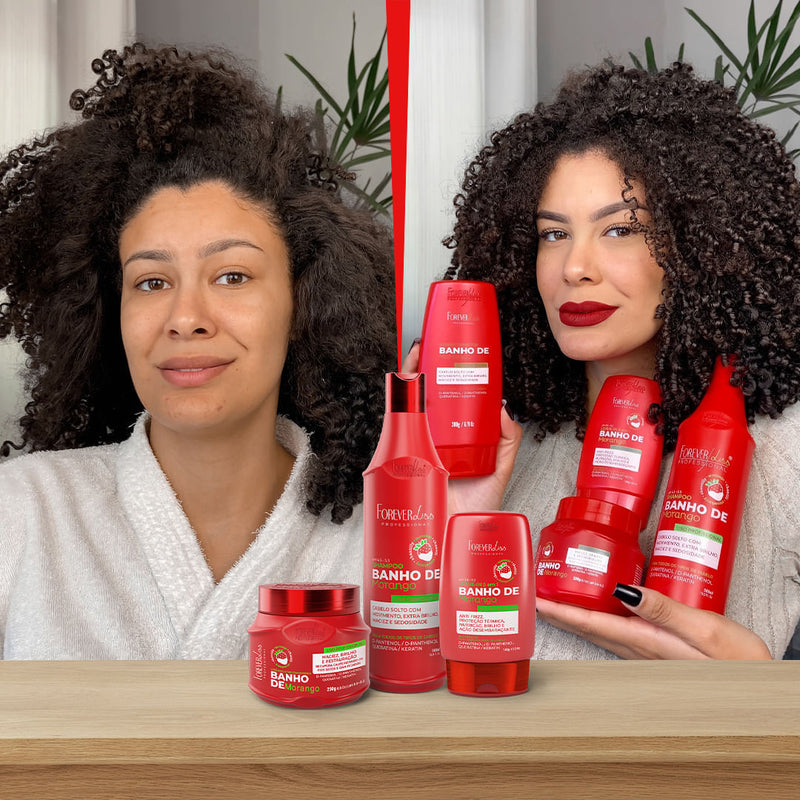 Shampoo Banho de Verniz Morango Forever Liss 500ml