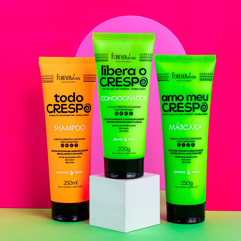 Kit Essencial para Crespo Forever Liss