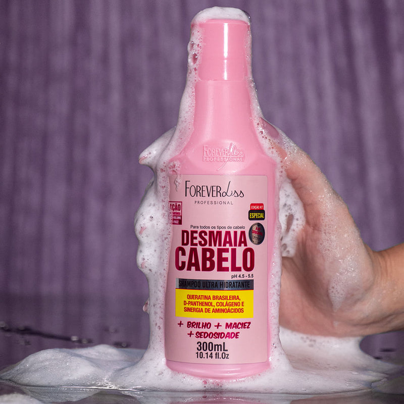 Kit Presente Desmaia Cabelo Completo Forever Liss