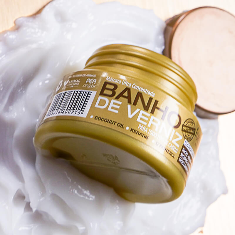 Mini Máscara Banho de Verniz Forever Liss 40g