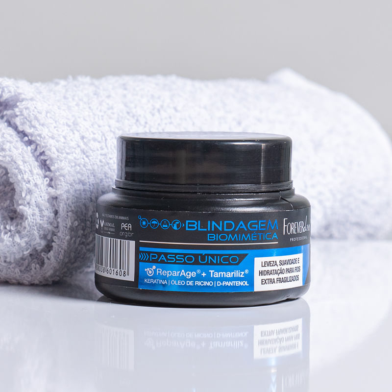 Mini Máscara Blindagem Capilar Biomimética Forever Liss 40g